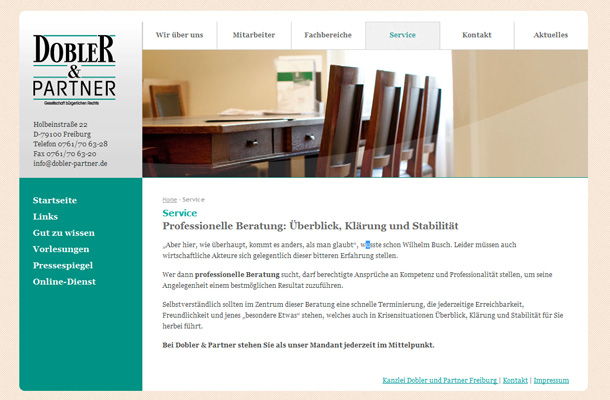 Kanzlei Dobler & Partner in Freiburg